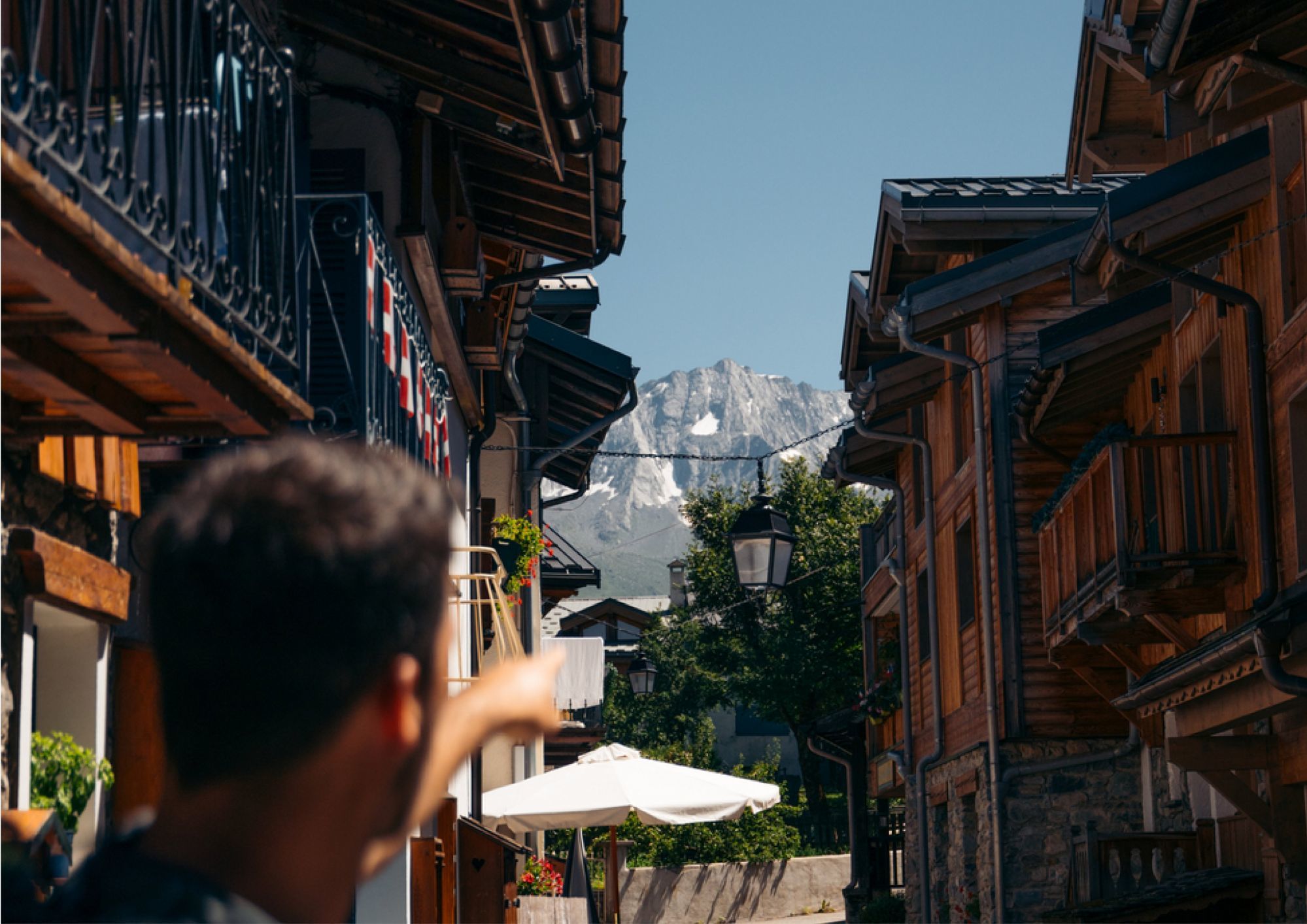 Rues Courchevel Le Praz été