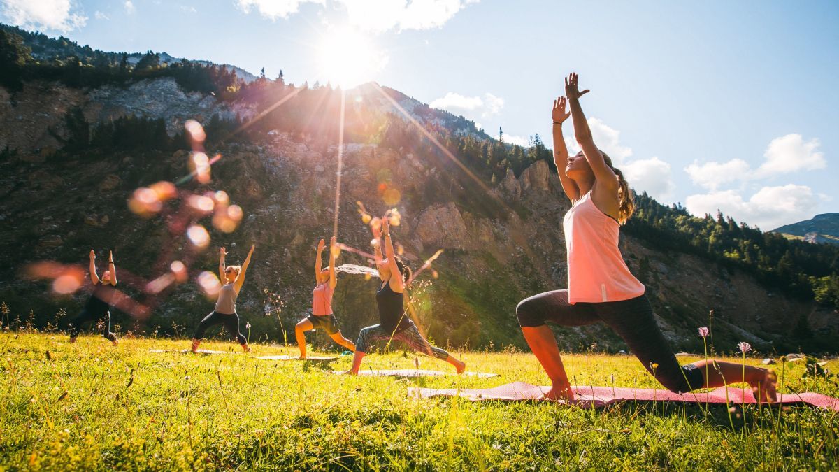 Séance yogo été Courchevel